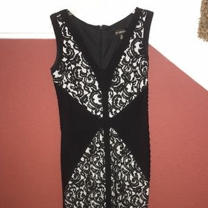 Black and white formal mother of the Bride gown